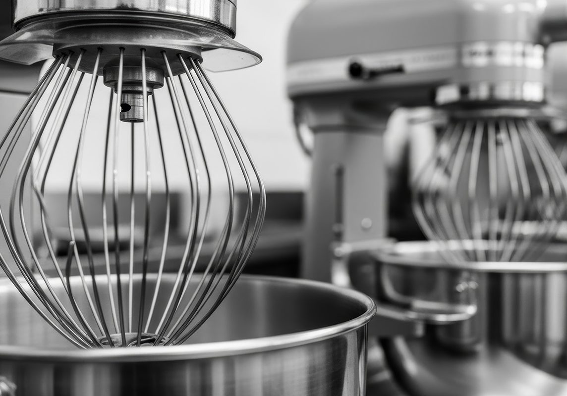 Professional Stand Mixers in Commercial Kitchen